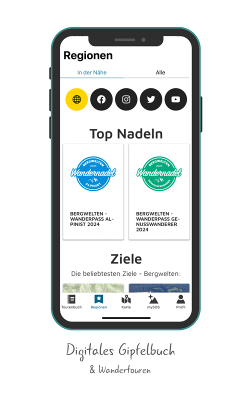 Digitales Gipfelbuch © MBN Tourismus