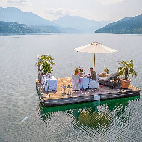 Dinner für 2 am Millstätter See