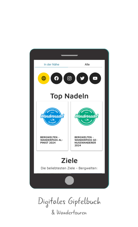 Digitales Gipfelbuch © MBN Tourismus
