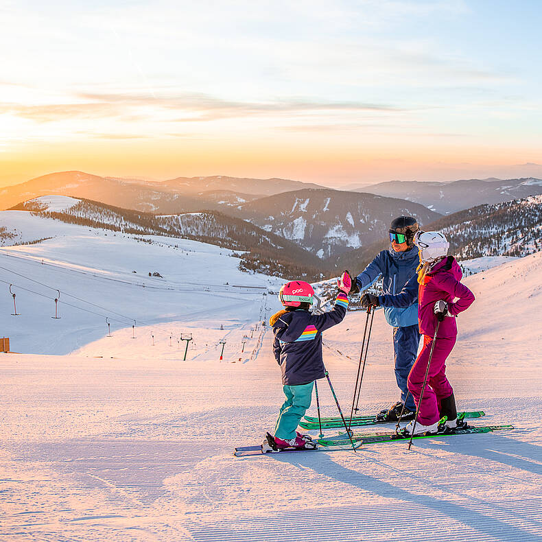 Skifahren am Falkert © Christoph Rossmann_MBN Tourismus