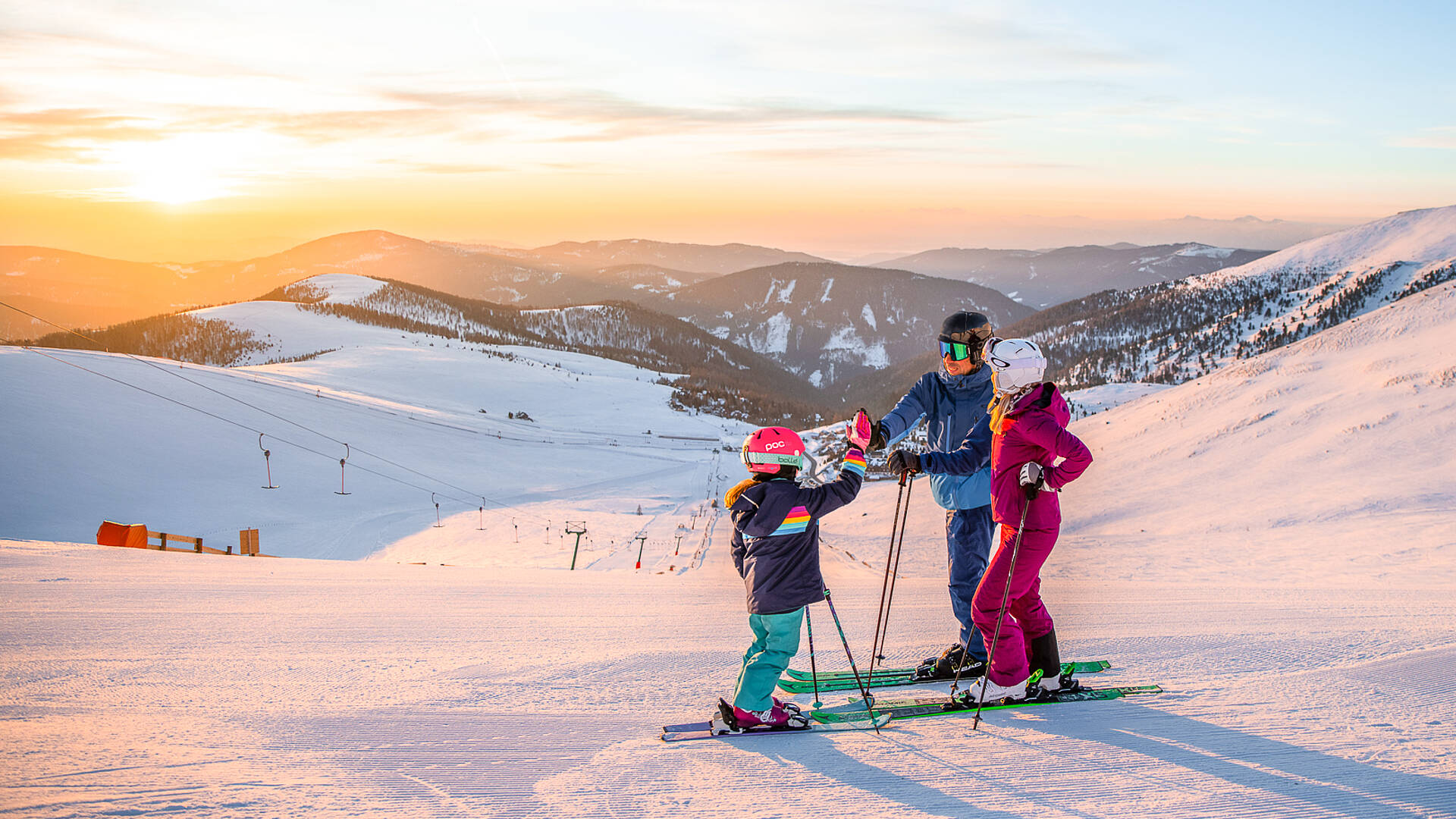 Skifahren am Falkert © Christoph Rossmann_MBN Tourismus